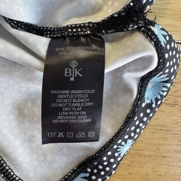 Belyn Key Moonstruck Floral Glacier Long Sleeve Golf Athletic UPF Shirt Medium - Picture 13 of 13